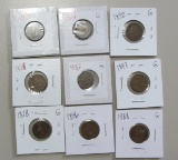 LOT OF INDIAN HEAD CENTS 1878 FROM 1880s