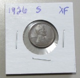 1926-S WHEAT CENT XF