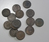 14 INDIAN HEAD CENTS