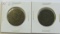 Lot of 2 - Coronet Large Cent