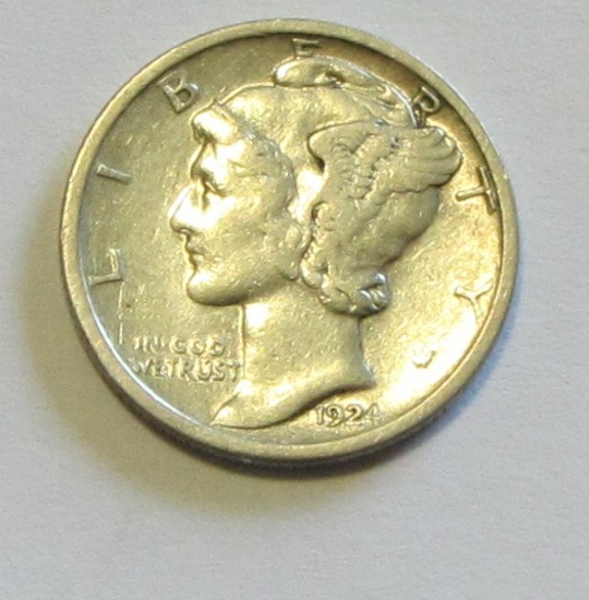 1924-D MERCURY DIME NICER DATE