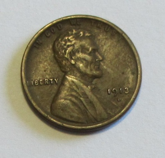 1913-D WHEAT CENT BETTER DATE