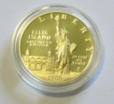 $1 SILVER ELLIS ISLAND 1986