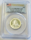 2012-S SILVER HAWAII QUARTER PCGS FIRST STRIKE 69 PROOF