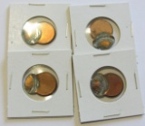 Lot of 4 - 1988 Lincoln Cent - Off Center