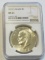 1972-S Silver Eisenhower $1 NGC MS63 - Double S