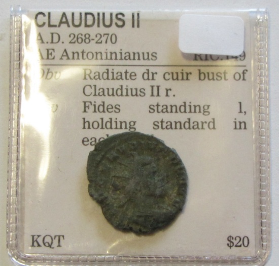 CLAUDIUS II ANCIENT ROMAN 268 AD