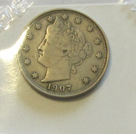 1907 V NICKEL