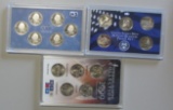 Lot of 3 - 1999, 2008, 2009 US Mint State Quarter