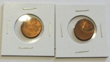 Lot of 2 - Lincoln Cent Off Center