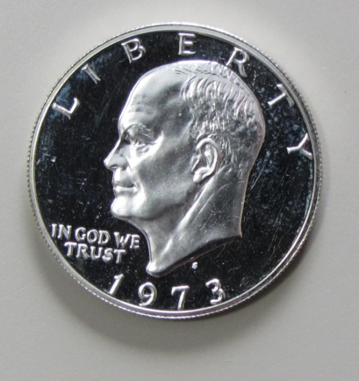 $1 SILVER 1973-S IKE