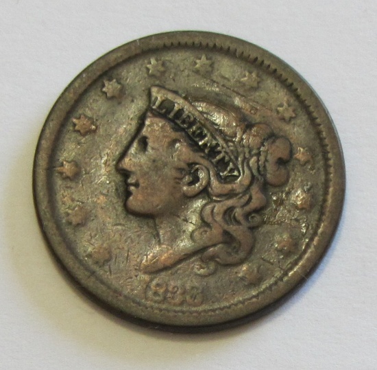 1833 LARGE CENT