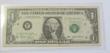 2003 $1 Federal Reserve Note - Radar Note Serial 75377357