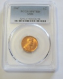 1967 SMS CENT PCGS 67 RED