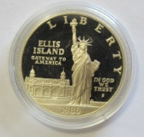 $1 PROOF ELLIS ISLAND SILVER 1986-S