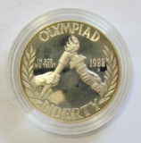 SILVER $1 1988-S PROOF OLYMPIAD