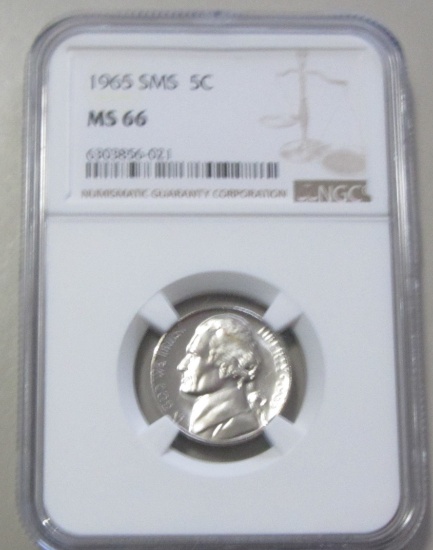 1965 NICKEL SMS NGC 66