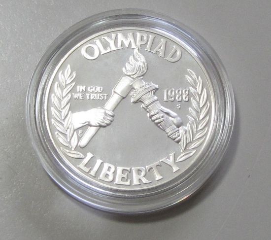 PROOF $1 OLYMPAID COMMEMORATIVE 1988S