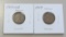 Lot of 2 - 1909 VF & 1909 VDB G Lincoln Cent