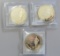 Lot of 3 - The Civil War Sesquicentennial Proof Coin Layered in 24K Gold CO