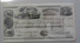 1856 ILION BANK HERKIMER Co. NEW YORK {{VIGNETTE}} BANK CHECK