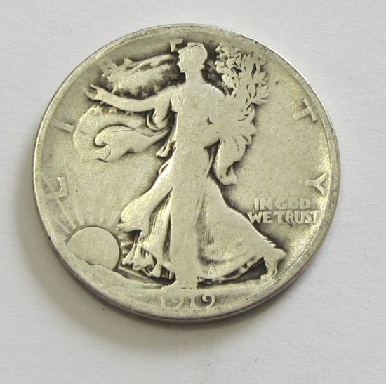 1919-D WALKING LIBERTY HALF