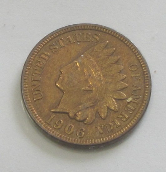 1906 HIGH GRADE INDIAN HEAD CENT