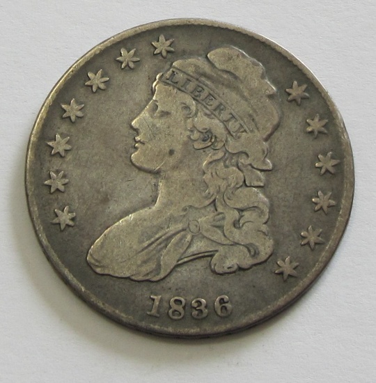 1836 CAPPED BUST HALF