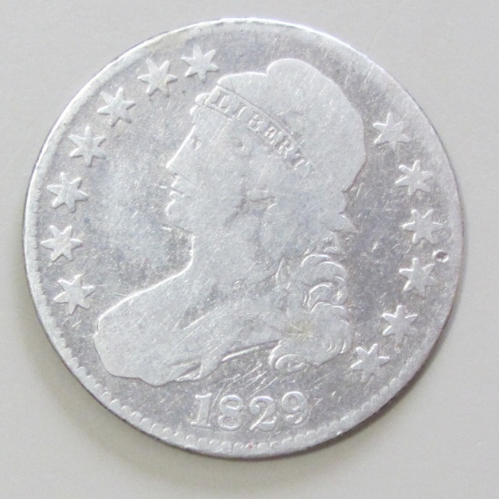 1829 CAPPED BUST HALF