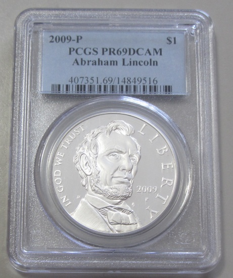 $1 2009-P LINCOLN PCGS 69 PROOF