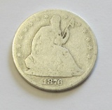 1876 SEATED HALF DOLLAR