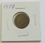 1878 Indian Head Cent G/VG