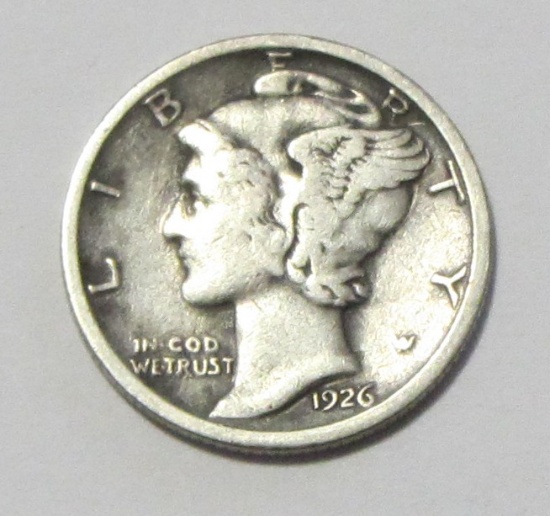 1926-S MERCURY DIME NICE DATE