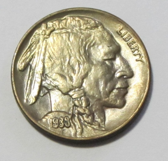 GEM UNC 1938-D BUFFALO NICKEL