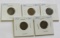 Lot of 5 - 1885, 1899, 1903, 1905 & 1906 Indian Head Cent VF/XF
