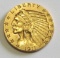 $5 GOLD 1911 HALF EAGLE INDIAN