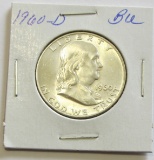 1960-D Franklin Half Dollar - BU