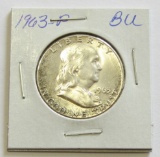1963-P Franklin Half Dollar - BU