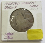 1856 SEATED HALF DOLLAR