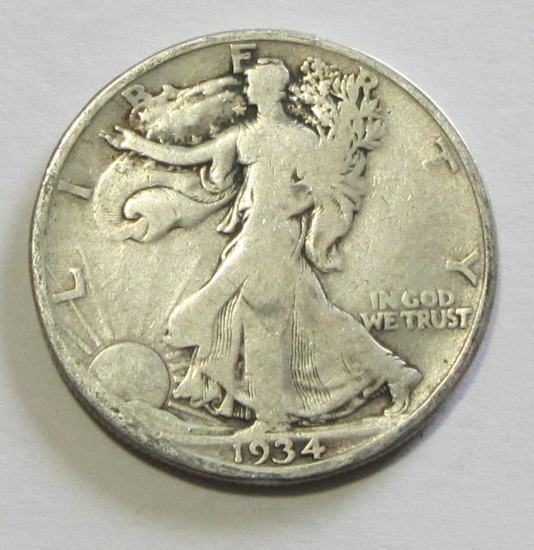 1934-S WALKING LIBERTY HALF