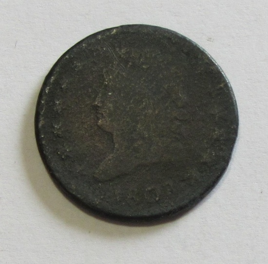 PROBABLY A 1808 DATE LARGE CENT