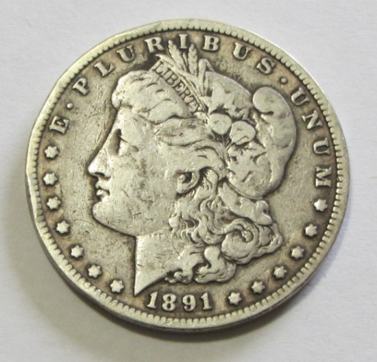 $1 1891-CC CARSON CITY MORGAN