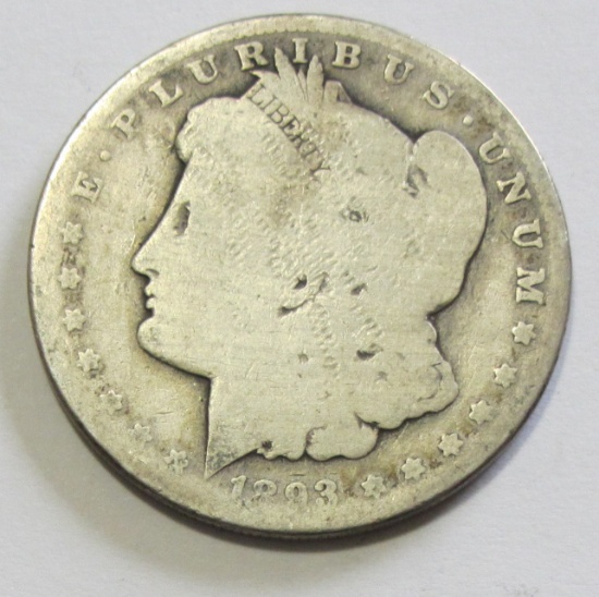 1893-O $1 MORGAN TOUGH DATE