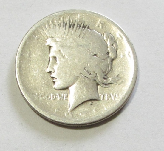 $1 KEY 1921 PEACE DOLLAR