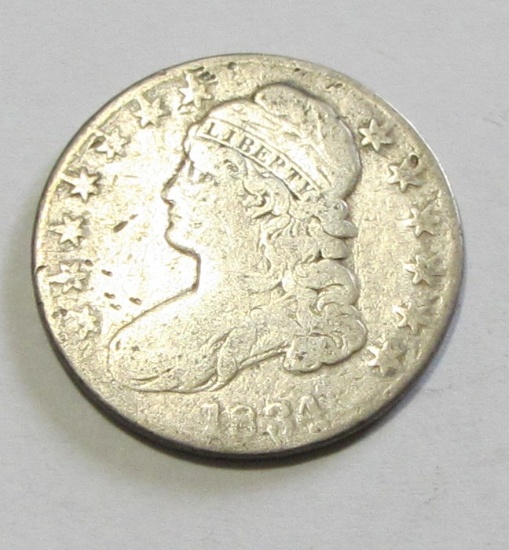 1834 BUST HALF