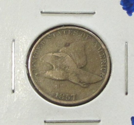 1857 FLYING EAGLE CENT