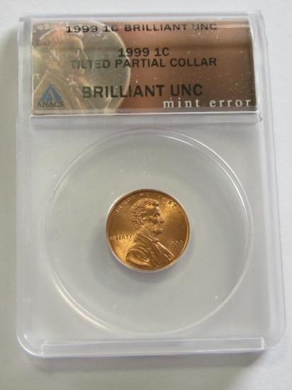 1999 ERROR CENT TILTED ANACS