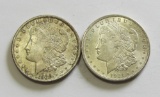 2 $1 1921 MORGANS