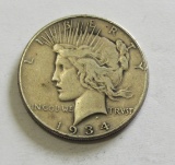 $1 1934 PEACE DOLLAR