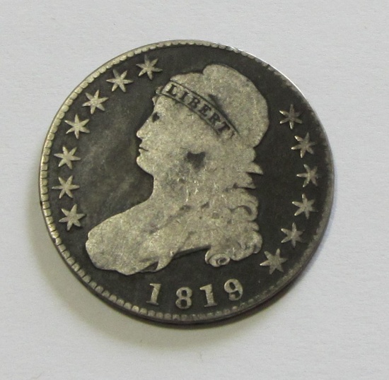 1819 CAPPED BUST HALF